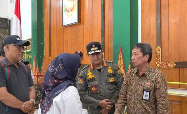 Pemkot Yogya mengundang perwakilan pedagang Teras Malioboro 2 untuk berdialog membahas rencana relokasi tahap dua. Foto: Satpol PP Kota Yogya