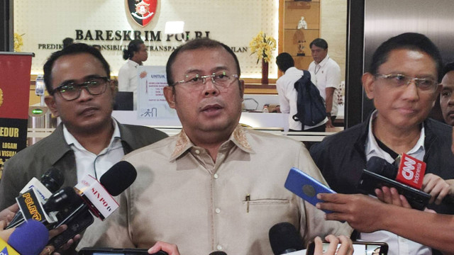 Ketua DPP PKB Bidang Hukum dan Perundangan, Cucun Ahmad Syamsurijal, di Bareskrim Polri pada Senin (5/8/2024). Foto: Rachmadi Rasyad/kumparan