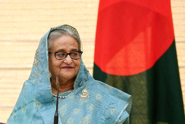 Perdana Menteri Bangladesh Sheikh Hasina. Foto: Kimimasa Mayama/ AFP