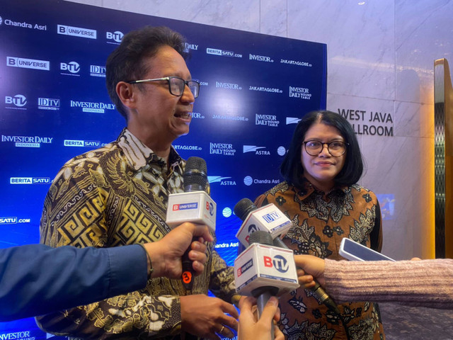 Menteri Kesehatan Budi Gunadi menjawab pertanyaan di The Westin Jakarta pada Selasa (6/8/2024). Foto: Abid Raihan/kumparan