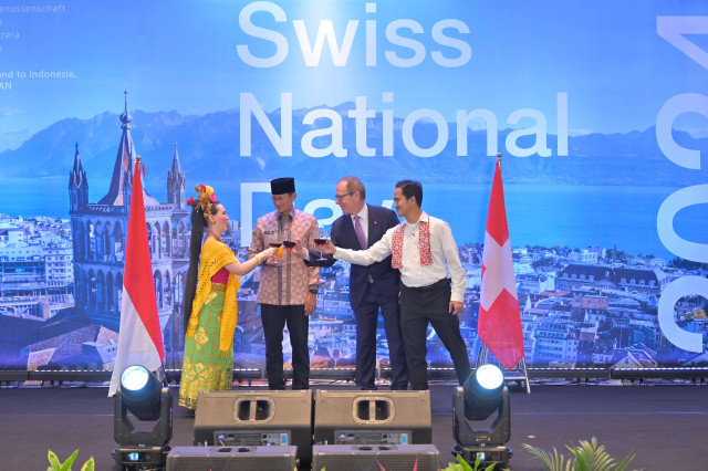 Hari Nasional Swiss 2024 di Jakarta, Kamis (1/8/2024). Foto: Kedutaan Besar Swiss