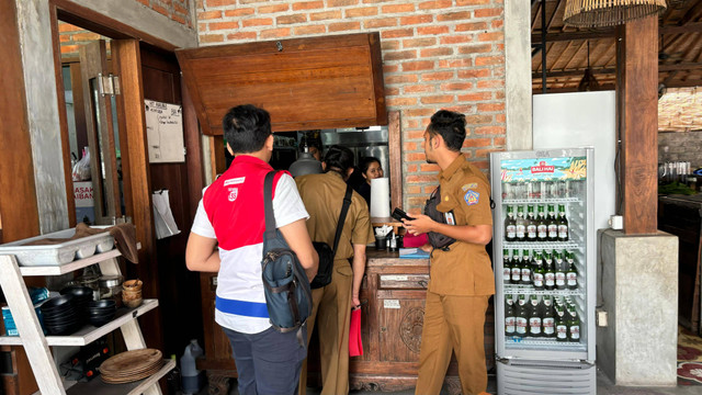 Sidak penggunaan gas LPG 3 Kg subsidi di sejumlah  hotel, restoran dan kafe (HOREKA) di wilayah Kabupaten Badung pada Senin (5/8) - IST