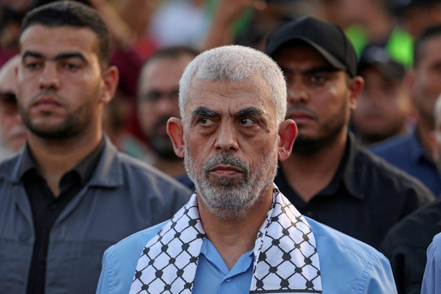 Pemimpin baru Hamas Yahya Sinwar. Foto: MAHMUD HAMS / AFP