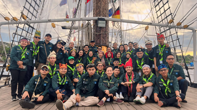 Dokumentasi Laskar Rempah Pasukan Kayu Manis di KRI Dewaruci