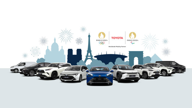 Kendaraan ramah lingkungan Toyota di Olimpiade Paris 2024. Foto: dok. Toyota