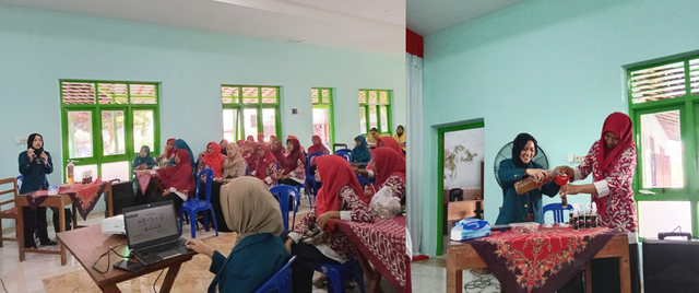 Demonstrasi Pembuatan Pestisida Alami Bersama Ibu-Ibu PKK Desa Bono