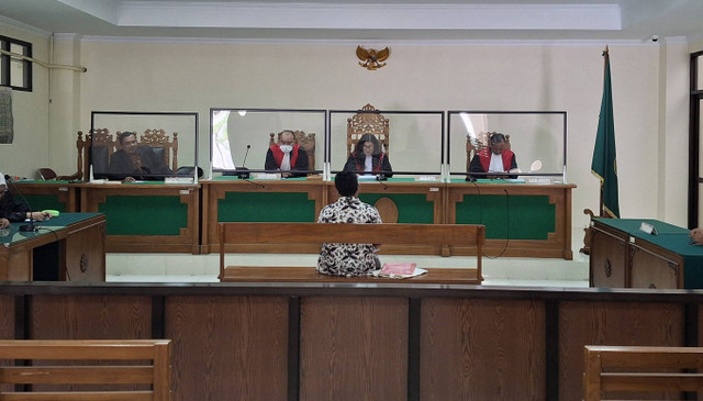 Sidang vonis Andy Sofyan di Pengadilan Tipikor PN Yogyakarta, Kamis (8/8). Foto: Dok. Kejati DIY