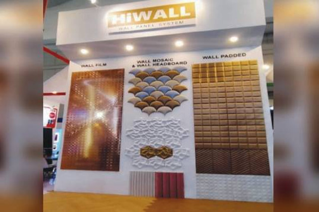 Produk wall panel HiWALL yang turut dipamerkan pada Pameran Indobuidltech yang sedang berlangsung di ICE BSD pada 7-11 Agustus 2024. Foto: Dok. Istimewa