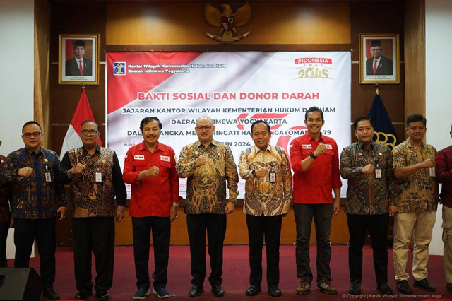 Donor Darah dalam rangka Hari Pengayoman ke-79