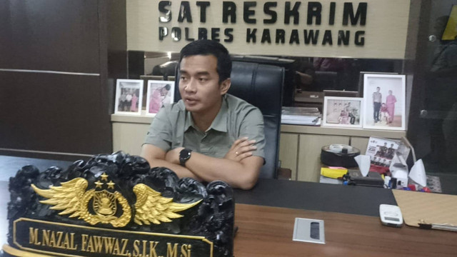 Kasat Reskrim Polres Karawang, Muhammad Nazal Fawwaz. Dok: kumparan