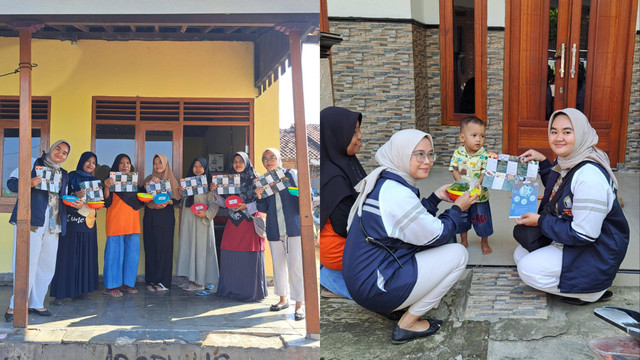 Foto Bersama Ibu Kaderisasi dan Balita Stunting di Desa Danasari, Kec. Pemalang