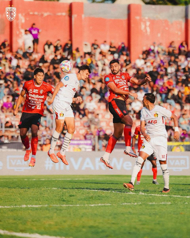 Persik vs Bali United. Foto: X @BaliUtd