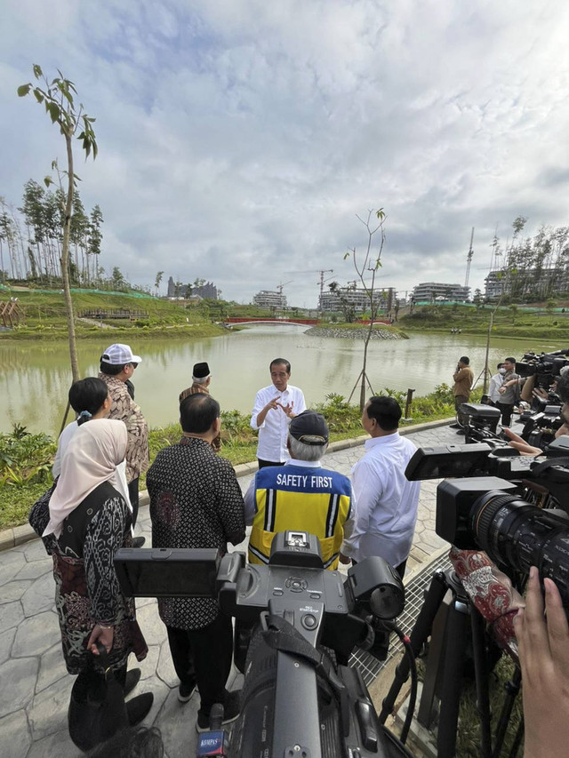 Para Menteri Kabinet Indonesia Maju di IKN Jelang Sidang Kabinet. Foto: Dok. Istimewa