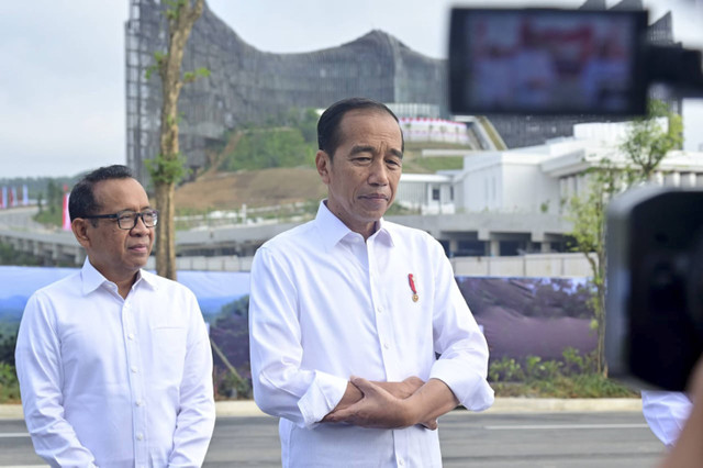 Presiden Joko Widodo di IKN, Kalimantan Timur. Foto: Dok. Muchlis Jr/Biro Pers Sekretariat Presiden