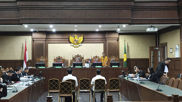 Sidang lanjutan Gazalba Saleh di Pengadilan Tipikor Jakarta, Senin (12/8/2024). Foto: Jonathan Devin/kumparan