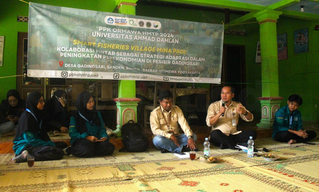 Tim PPKO HMTP Universitas Ahmad Dahlan (UAD) Gandeng BPTPB dan UKBAP Sosialisasikan Budi Daya Nila Salin dan Ugadi (Dok. Istimewa)