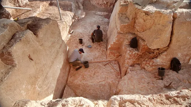 Tambang batu yang diduga digunakan untuk membangun Bait Suci Kedua Yerusalem. Foto: Israel Antiquities Authority