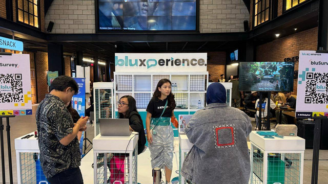 Acara bluXperience di CGV Pakuwon Mall, Yogyakarta, pada Sabtu (10/8). Foto: Arif UT/Pandangan Jogja