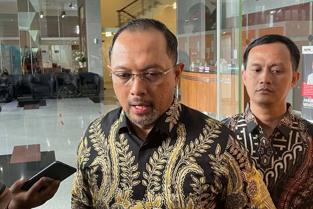 Juru bicara KPK Tessa Mahardhika Sugiarto saat diwawancarai wartawan di Gedung Merah Putih KPK, Selasa (13/8/2024). Foto: Fadhil Pramudya/kumparan