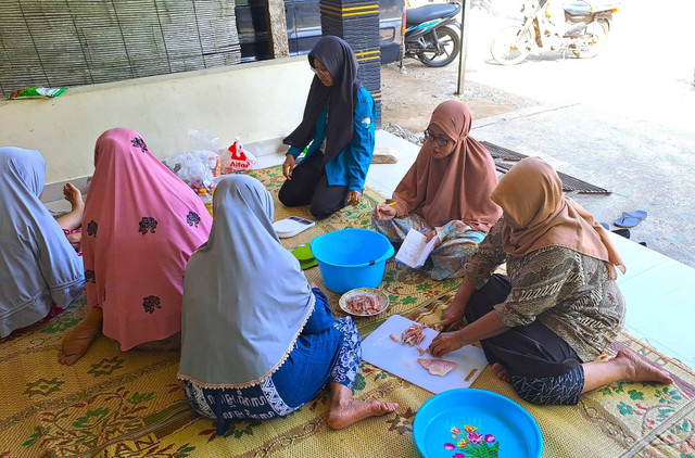 Tim PPK Ormawa HMTP Universitas Ahmad Dahlan (UAD) Adakan Pelatihan Pembuatan Produk Olahan dari Ikan Nila Salin (Dok. Istimewa)