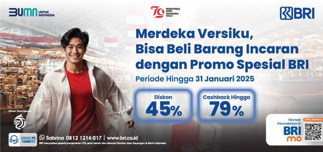 Promo BRI 17 Agustus 2024. Dok. BRI. 