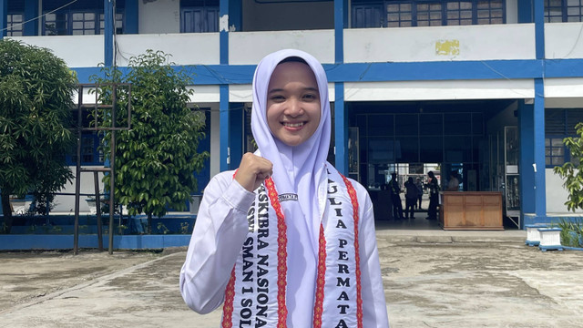 Maulia Permata Putri, siswi SMAN 1 Kota Solok, Tim Paskibraka Nasional tahun 2024. Foto: Dok. Istimewa