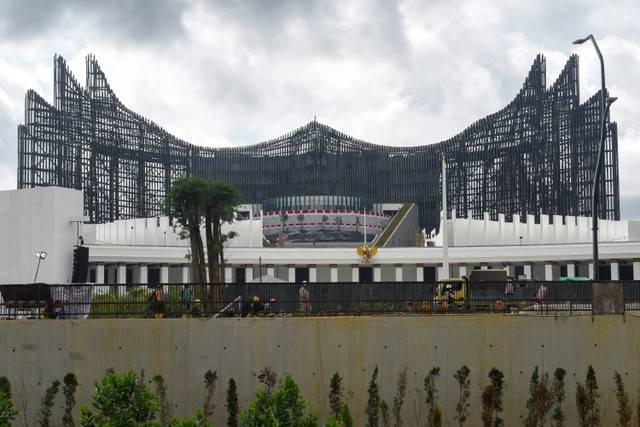 Istana Garuda di IKN (Foto: M Risyal Hidayat/ANTARA FOTO)