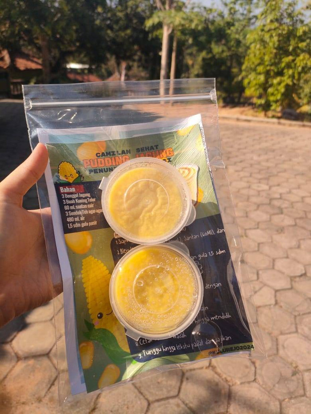 Produk PMT Puding Jagung