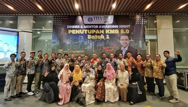 TDA Tangerang Raya Gelar Dinner and Mentor Awarding Night