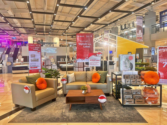 Furniture yang ditawarkan Informa dari produk lokal. Foto: istimewa