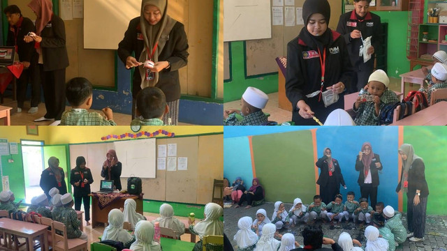 Sumber: Dokumentasi oleh kelompok PMM 104 - Edukasi dan praktik gosok gigi di RA Muslimat NU 18 Langlang 