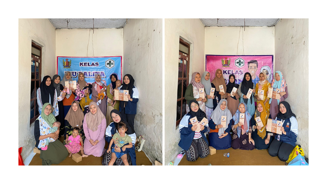 Dokumentasi Foto bersama Ibu Hamil dan Ibu Balita menyusui di Desa Wonoyoso