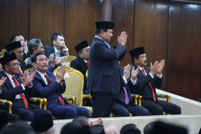 Presiden Terpilih Prabowo Subianto hadir dalam Sidang Tahunan DPR. Foto: Dok. Istimewa