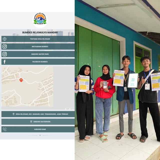 Pendampingan Pembuatan Link Terintegrasi di Sosial Media BUMDes dengan Linktree pada Produk Unit Usaha BUMDes oleh Rangga Adi Prayoga (S1 Agribisnis).