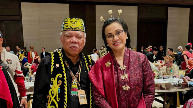 Sri Mulyani dan Basuki. Foto: Instagram/ @smindrawati