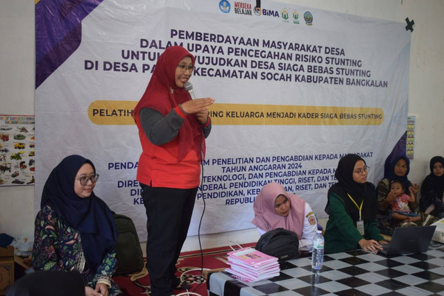 Kegiatan pengabdian masyarakat oleh dosen Unusa di Desa Parseh, Kecamatan Socah, Kabupaten Bangkalan, program ini bertujuan untuk mewujudkan desa siaga bebas stunting melalui berbagai kegiatan edukasi dan intervensi kesehatan.