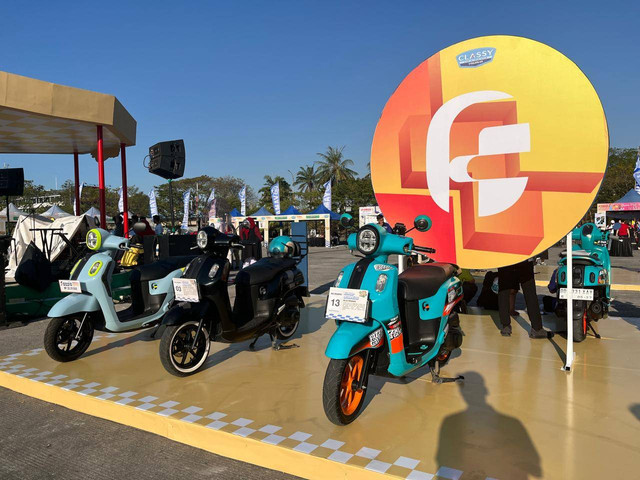 Aktivitas rangkaian kegiatan acara Yamaha Fazzio Modifest 2024 di Makassar, Sulawesi Selatan, Sabtu (17/8/2024). Foto: Sena Pratama/kumparan