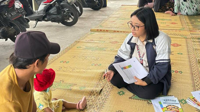 Langkah untuk Tumbuh Kembang Anak, Skrining KPSP oleh Mahasiswa Psikologi UNDIP