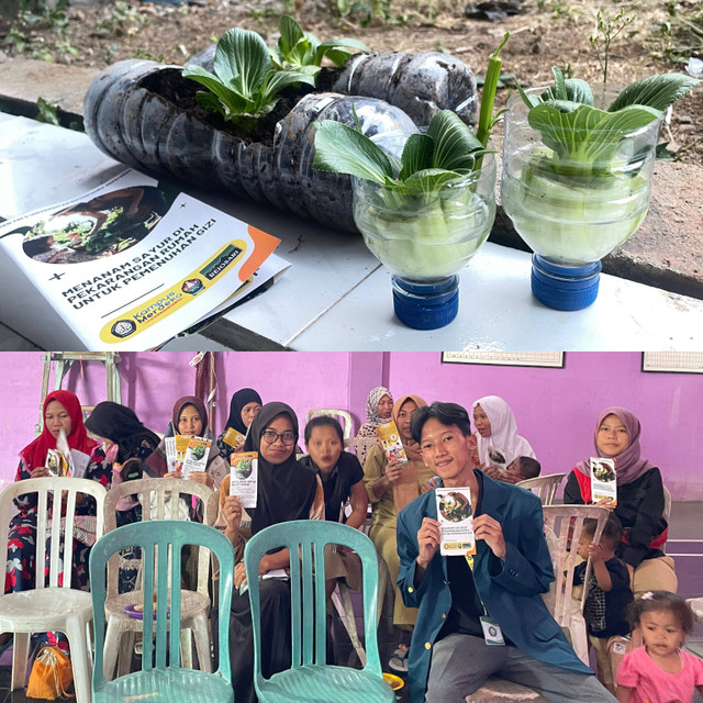 Penyuluhan Pertanian Menanam Sayur di Perkarangan Rumah untuk Memenuhi Gizi Ibu dan Anak oleh Rangga Adi Prayoga (S1 Agribisnis)