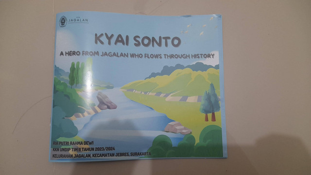 Buku cerita yang telah di cetak dalam dua bahasa