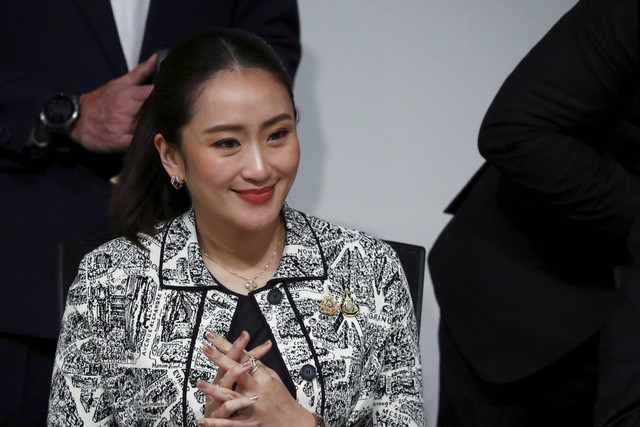 Perdana Menteri termuda Thailand, Paetongtarn Shinawatra. Foto: Chalinee Thirasupa/REUTERS