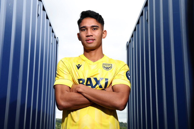 Marselino Ferdinan resmi jadi pemain Oxford United. Foto: Oxford United