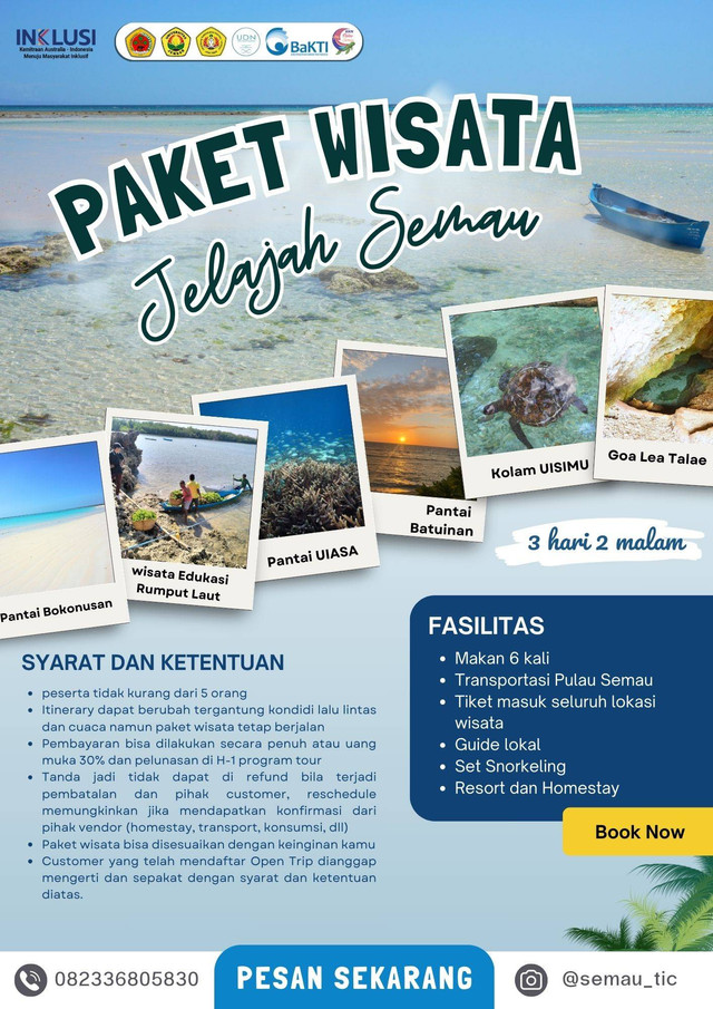 Paket Wisata Jelajah Semau (Sumber:Dokumen Pribadi)