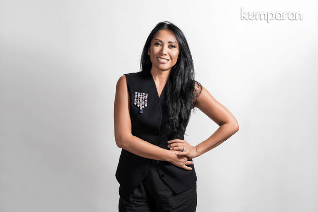 Anggun C. Sasmi untuk Role Model kumparanWOMAN.  Foto: Panji Indra