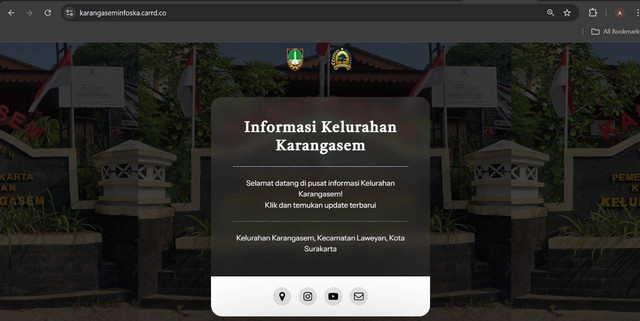                                            Platform Informasi Kelurahan Karangasem