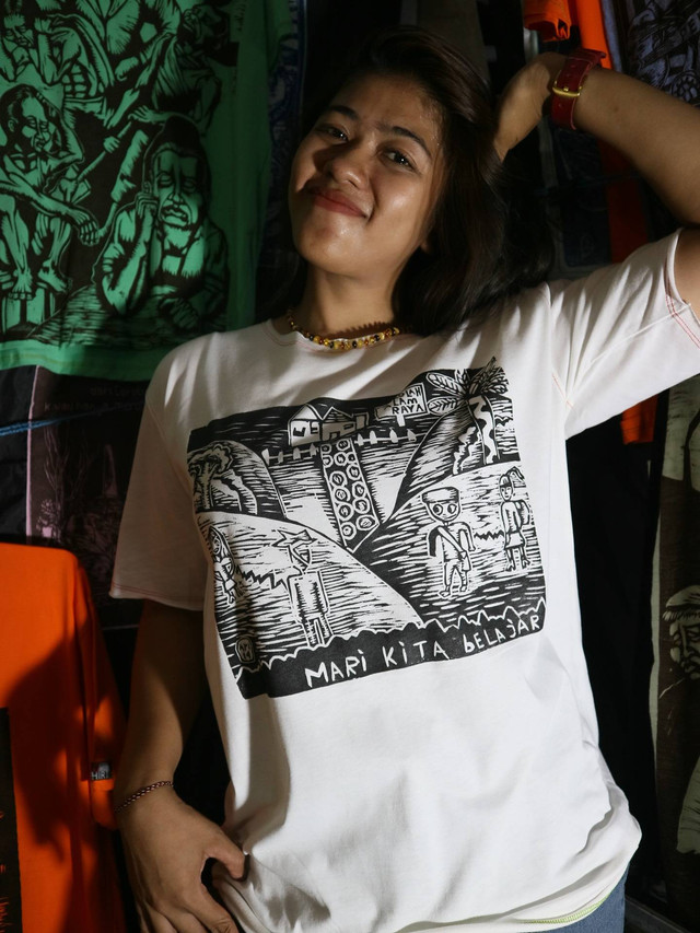 Model Art Cukil Tshirt/ Foto BDS