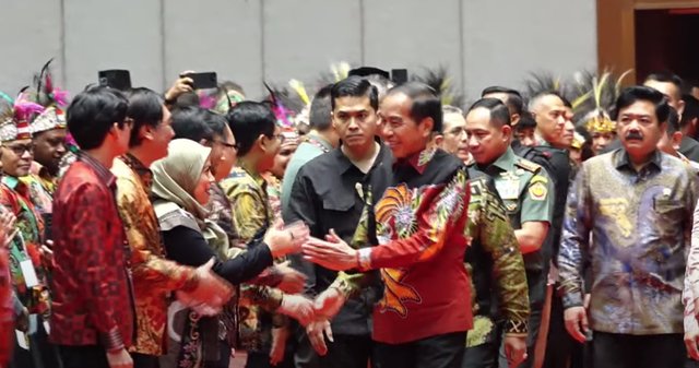  Presiden Jokowi pada Rapat Konsolidasi Nasional Kesiapan Pilkada 2024, 20 Agustus 2024 di JCC Jakarta Foto: Dok. Biro Pers Setpres