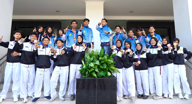 Tim Taekwondo Universitas Ahmad Dahlan (UAD) Torehkan Prestasi dengan memborong 35 medali dari kejuaraan nasional dan internasional (Dok. Humas dan Protokol UAD)