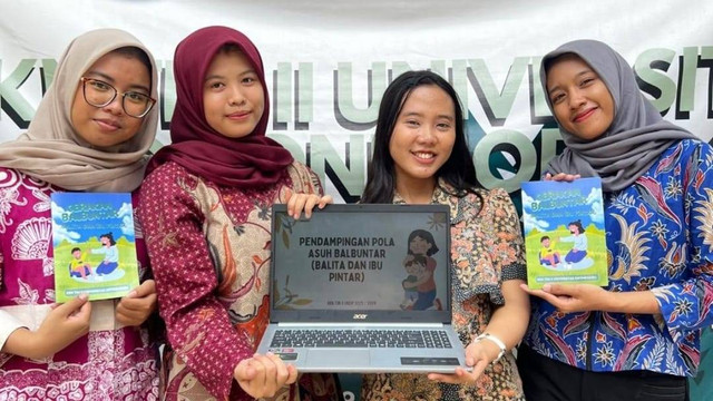 Wow! KKN Tim II UNDIP Cegah Stunting dengan Melaksanakan Kelas BALBUNTAR