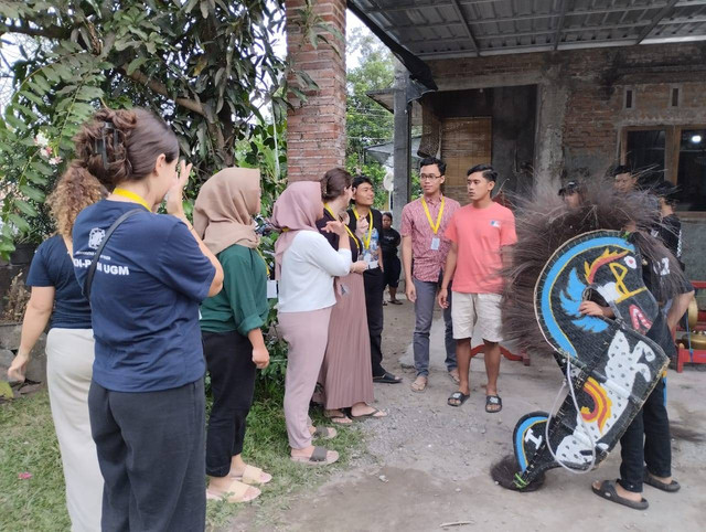 kegiatan pertukaran budaya (dokumentasi pribadi)